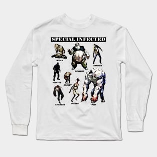 Left 4 Dead - Special Infected (black) Long Sleeve T-Shirt